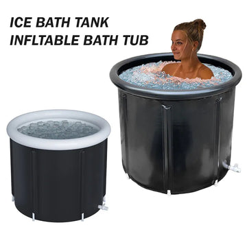 Inflatable Ice Bath Tub for Sports Injury Muscle Recovery Ice Plunge Tank, Bath Pool, for Home Sauna, Cold Bath Therapy